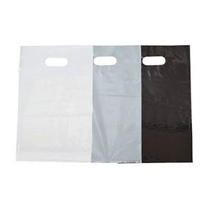 (まとめ) TRUSCO カラーポリ手提げ袋 L 0.08×400×500mm 黒 F-4050BK 1パック(20枚) 【×3セット】 6,364円