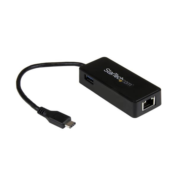 StarTech.com USB-C接続ギガビット有線LAN変換アダプタ(USB 3.0ポート x1付き) US1GC301AU 1個|aline
