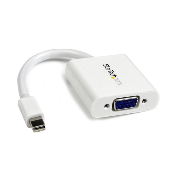 (まとめ)StarTech.com MiniDisplayPort-VGA変換アダプタ MDP2VGAW 1個 【×5セット】