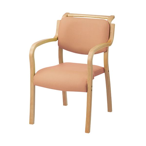 アイリスチトセ 会議イス テンダー HG-F-N ピンク 木製｜aline