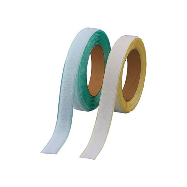 TRUSCO マジックテープ 弱粘着タイプ 50mm×5m 白 TPD-505MTS-W 1セット
