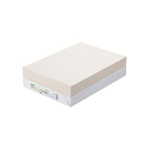 (まとめ) TANOSEE αエコカラーペーパーII B4 アイボリー 1冊（500枚） 【×10セット】