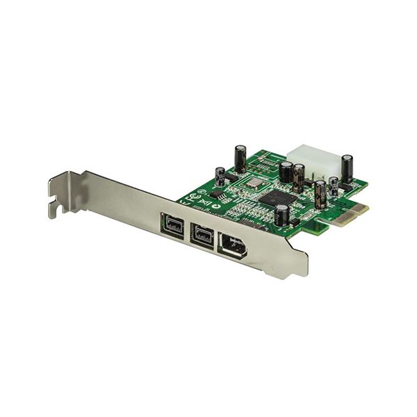 StarTech.com IEEE1394a&times;1/1394b&times;2増設PCIeカード FireWire 800&times;2/400&times;1 PEX1394B3 1台｜aline