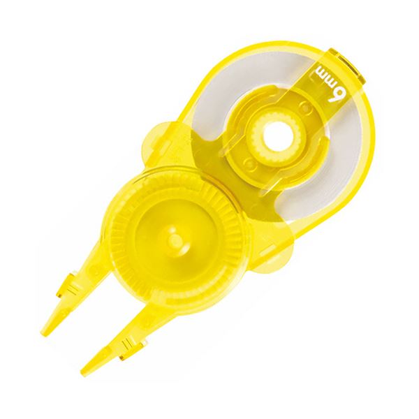 (まとめ) プラス 修正テープ ホワイパースライド交換用テープ 6mm幅×12m イエロー WH-116R YL 1個 【×50セット】