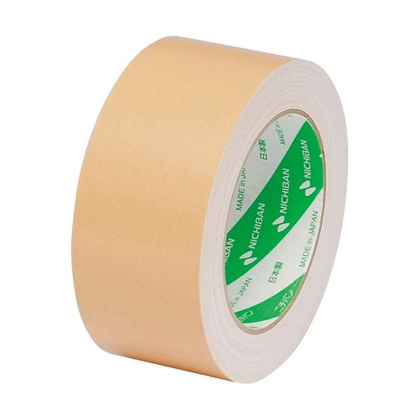 (まとめ) ニチバン 再生PET布粘着テープ No.151 50mm×25m 黄土 151-50 1巻 【×20セット】