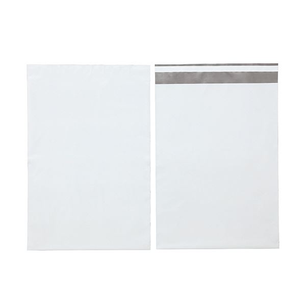 (まとめ) 今村紙工 ビニール宅配袋 大320×430+50mm PE-TL 1パック（100枚） 【×10セット】