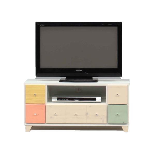 テレビ台 テレビボード 幅93.5cm マルチカラー 日本製 木製 脚付き 引き出し収納 リビング ダイニング プレゼント 完成品|aline