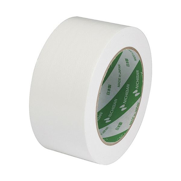 (まとめ) ニチバン 布粘着テープ No.121 中軽量物封かん用 50mm×25m 白 1215-50 1巻 【×20セット】