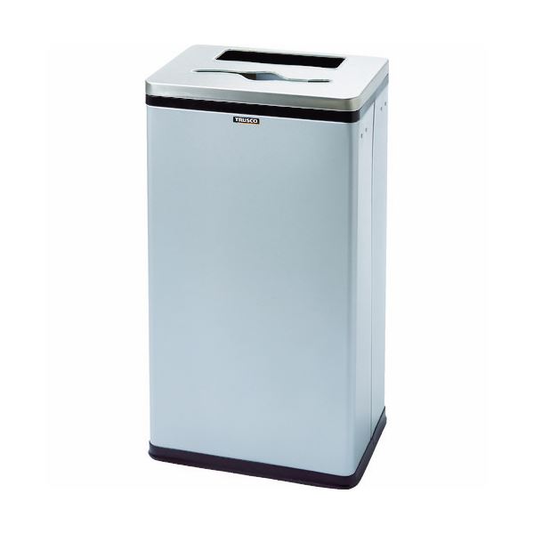 TRUSCOペーパーホルダー一体型ゴミ箱 329&times;240&times;600mm シルバー TPDH-31 1個｜aline