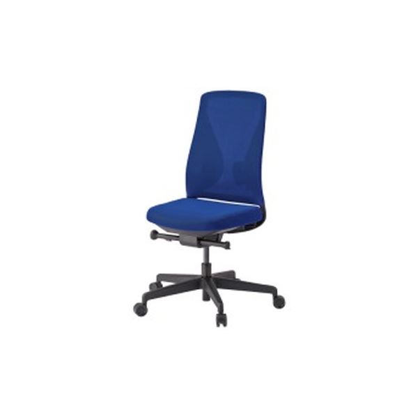 CMC 事務イス シルエット CC-210 BL ブルー【組立品】|aline