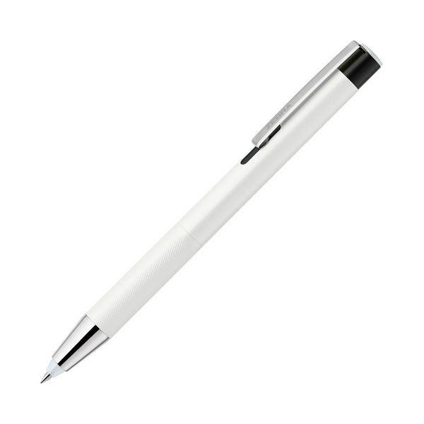 (まとめ) ゼブラ ライト付き油性ボールペン ライトライトα 0.7mm 黒 (軸色:ホワイト) P-BA96-W 1本 【×20セット】|aline