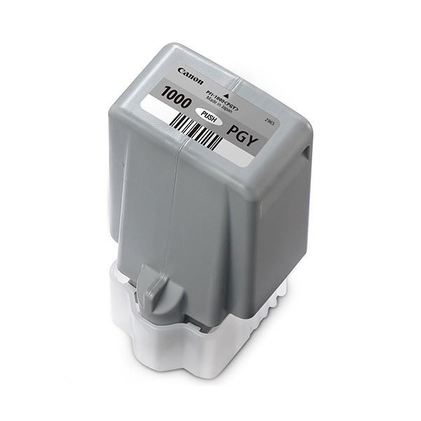 (まとめ)キヤノン インクタンクPFI-1000PGY フォトグレー 80ml 0553C004 1個【×3セット】|aline