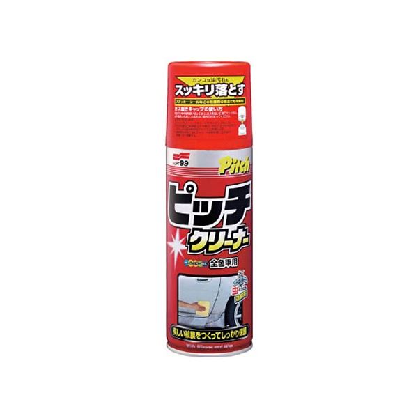 (まとめ) ソフト99 ニューピッチクリーナー 02026 1本 【×10セット】