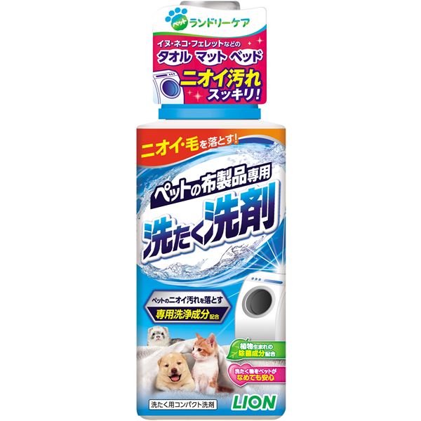 （まとめ） ペットの布製品専用 洗たく洗剤 400g （ペット用品） 【×10セット】【代引不可】