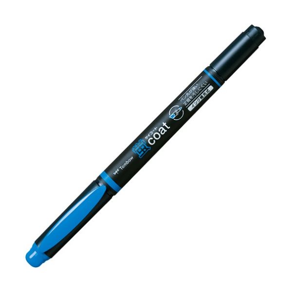 (まとめ) トンボ鉛筆 蛍コート あお WA-TC89 1セット(10本) 【×5セット】