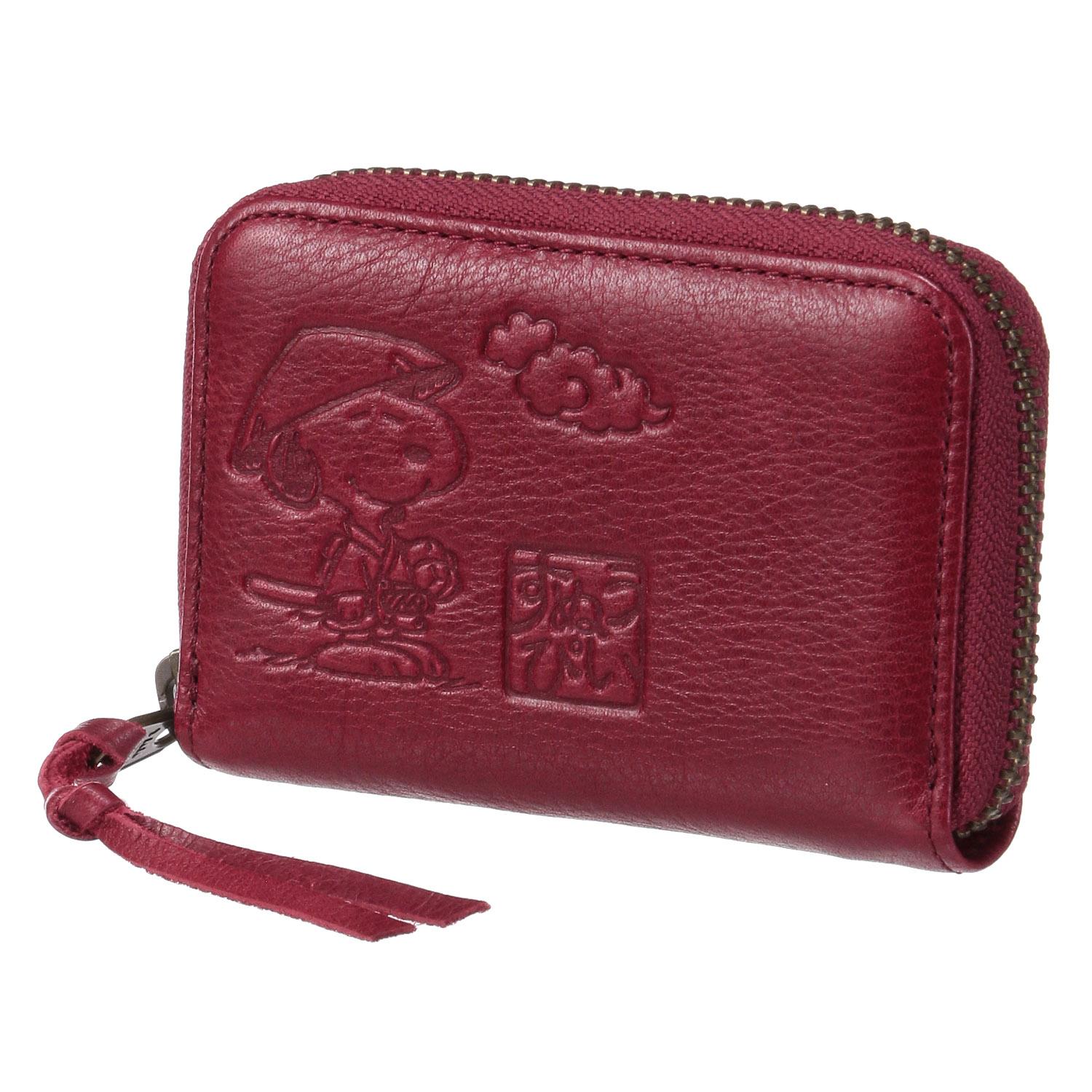 SNOOPY JAPAN ラウンドミニ財布(三笠傘) カラー:レッド 6,291円