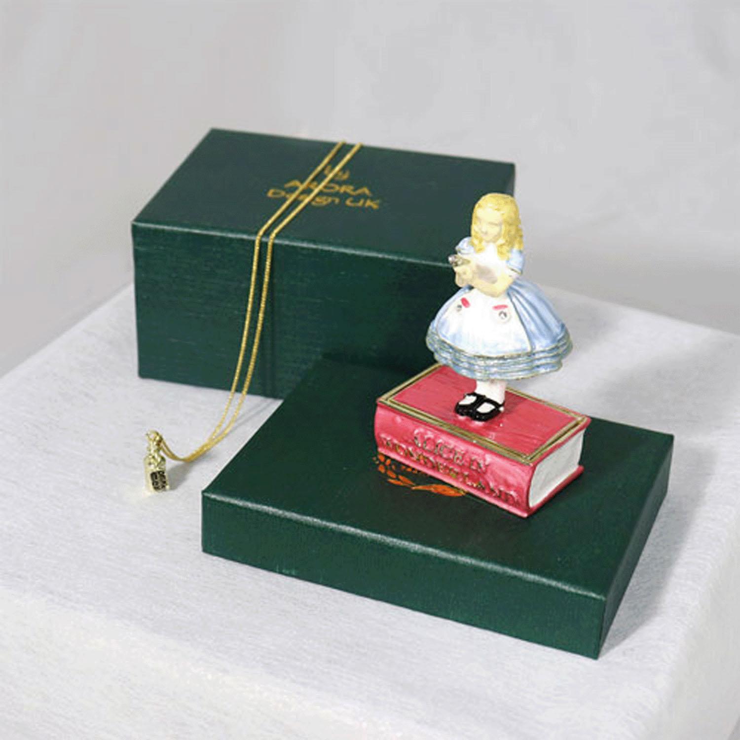 Arora Secrets from Hidden Treasures 訳が分らないの国のアリス 小容れもの マルチ色合い 一大いさ
