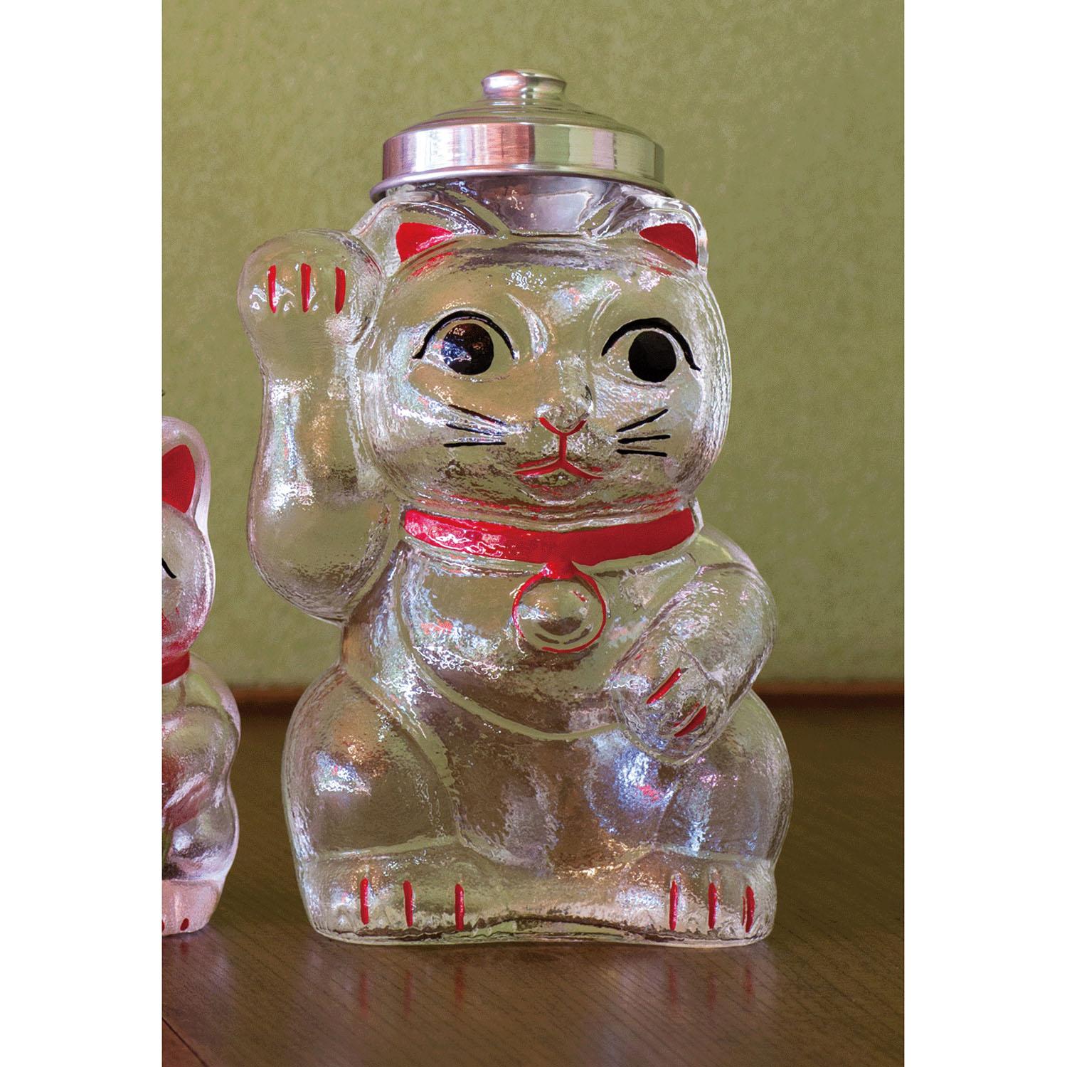 招き猫 御菓子びん