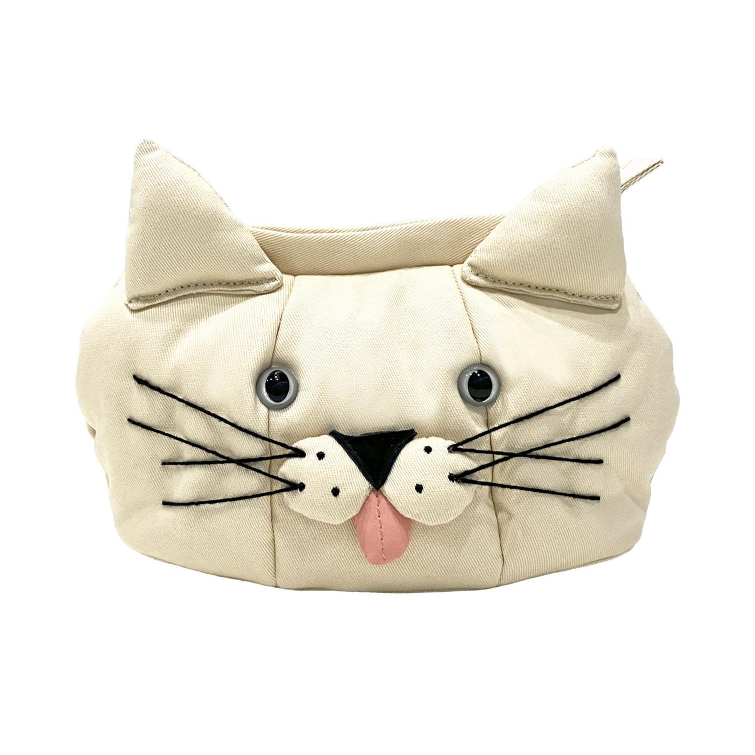 [ルートート] ポーチ 小物入れ バッグインバッグ ウイズルー ネコ ROOTOTE WITH ROO NEKO レディース 3542 ホワイト
