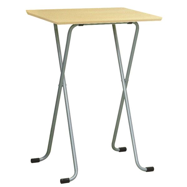 折りたたみ御機嫌早見表 【角型 自然的×しろがね色】 幅60糎 日本製 木製 スチール写真煙管 〔昼ご飯 リビング〕【代引不可】