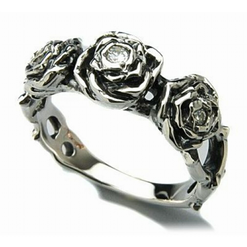 DEAL DESIGN ディールデザイン トリプルローズ(SV) リング DEAL TEARS メンズアクセサリー ロック ギフト 人気 アクセサリー プレゼント おしゃれ DEAL TEARS メンズアクセサリー ロック ギフト シルバー925 シルバーアクセサリー 銀 SV925 スターリングシルバー 指輪|アリゼ