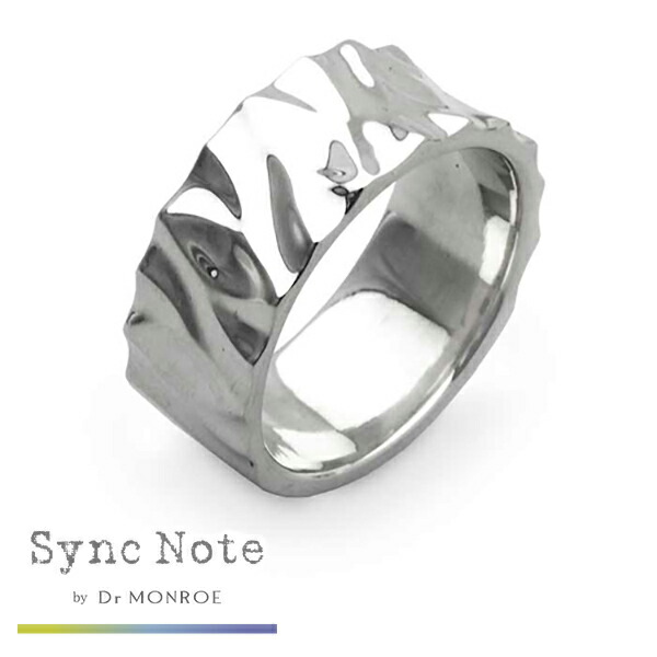 Dr MONROE ドクターモンロー シンクノート シルバー ウェーブリング 幅8.8mm 指輪 15～19号 シルバー925 シルバーアクセサリー シルバー リング 指輪 メンズ 男性 彼氏 シンプル モード カジュアル かっこいい Sync Note by Dr MONROE シンクノート バイ ドクターモンロー 17,424円