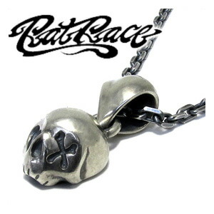 RAT RACE ラットレース r.l.d L.K.C スカル シルバーネックレス レディース ネックレス メンズ ドクロ スカル ネックレス ドクロ ペンダント レディース メンズ ラットレース RatRace シルバー r.l.d ラットラブデザイン 女性にオススメ LKCスカルシリーズ 女性用 骸骨