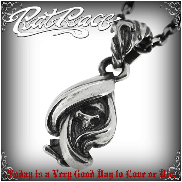 RAT RACE ラットレース ヴィーナススペードトップ1 シルバーネックレス シルバー925 スカル ネックレス シルバーアクセサリー シルバーアクセ ネックレス ペンダント スカル ドクロ メンズ ガイコツ 骸骨 シルバーネックレス シルバー925 RAT RACE ラットレース