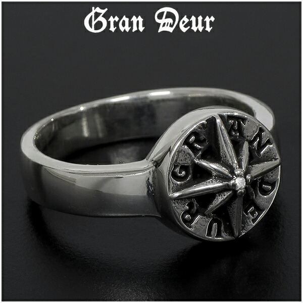 Gran Deur ダイヤモンド 八芒星 シルバーリング 15号 19号 指輪 リング 銀 シルバー925 メンズリング ダイヤモンド輝く星のシルバーリング 男性用 星 オクタグラム グランデュア ブランド プレゼント ギフト 彼氏 人気 おしゃれ 販売期間 限定のお得なタイムセール