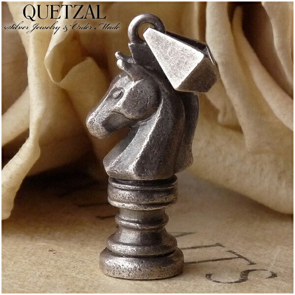 Quetzal スモールキャヴァリエペンダント ペンダントトップ チェーンなし ブランド シルバーペンダント ケツァール Quetzal 100年後のアンティークを目指したクリエイションブランド ネックレス シルバー925 メンズ ケツアール アンティーク ヴィンテージ クラシック