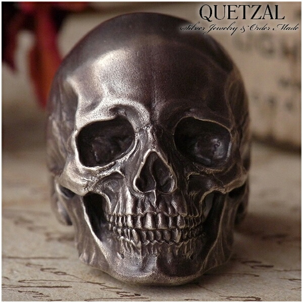 ケツァール　タナトスリング ケツァール/[スカルリング] ブランド メンズ シルバー925