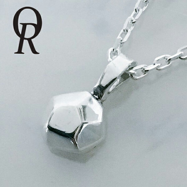 Quiet Room ランダム スモール シルバー ネックレス チェーン付き メンズ レディース シンプル QRN-001 クワイエットルーム シルバーアクセサリー シルバーアクセ シルバーペンダント シルバーネックレス シンプル シンプルネックレス シンプルアクセサリー 大人 男性 メンズ