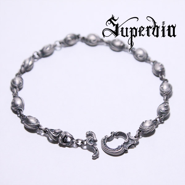 オーナメンタル ブレスレット 2 シルバーブレスレット シルバー925 メンズ スペルヴィア ブランド スペルヴィア Superbia 西洋美術やアンティークの趣を巧みに表現する国内ブランド ロココ美術 バロック グロテスク アンティーク ジュエリー ダーク 退廃 耽美 彫刻 造形