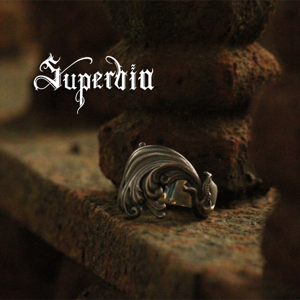 Superbia “誘惑”リング 13号~27号 Rococo シルバーリング シルバー925 メンズ スペルヴィア スペルビア スペルヴィア Superbia 西洋美術やアンティークの趣を巧みに表現する国内ブランド ブランド ロココ美術 バロック グロテスク アンティーク ジュエリー ダーク 退廃|アリゼ