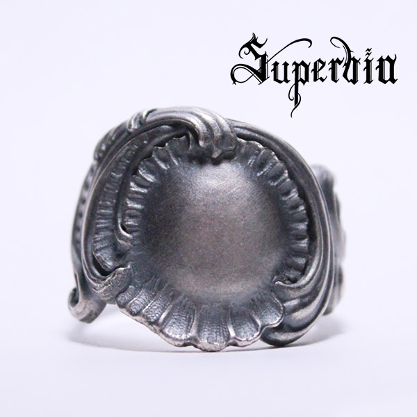 Superbia “ロココ”リング3 11号～27号 Rococo シルバーリング シルバー925 メンズ スペルヴィア スペルヴィア Superbia 西洋美術やアンティークの趣を巧みに表現する国内ブランド スペルビア ブランド ロココ美術 バロック グロテスク アンティーク ジュエリー ダーク 退廃