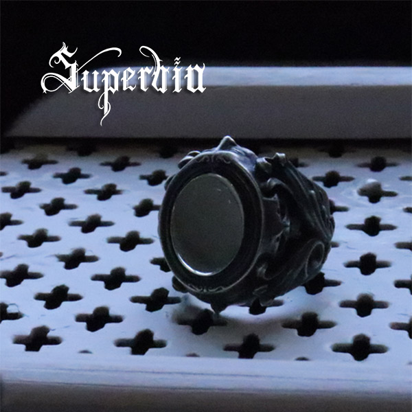 Superbia “ノスタルジー”リング 13号~27号 Rococo シルバーリング シルバー925 メンズ スペルヴィア スペルヴィア Superbia 西洋美術やアンティークの趣を巧みに表現する国内ブランド スペルビア ブランド ロココ美術 バロック グロテスク アンティーク ジュエリー ダーク