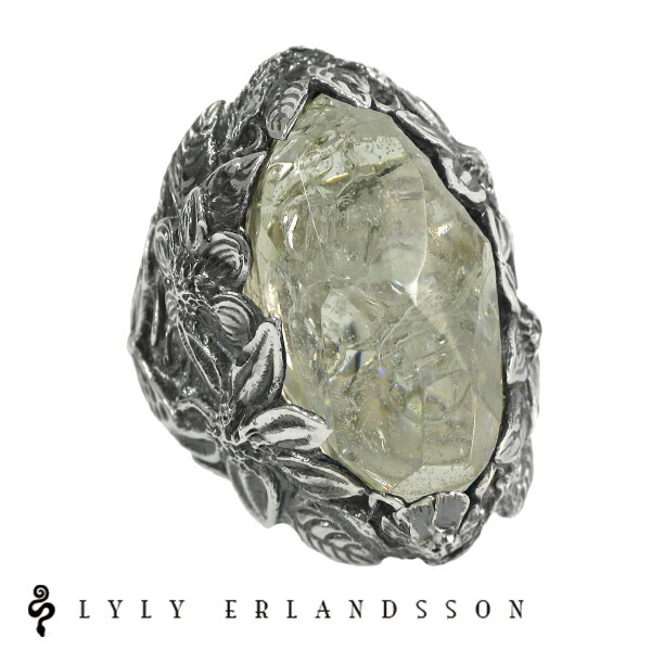 LYLY ERLANDSSON the WINTER clear クリアー 7号～25号 リリーエルランドソン ウィンター シルバー925 the WINTER ザ・ウィンター リリーエルランドソン clear 透明 正規取扱店 樹脂 レジン LYLY ERLANDSSON シルバーアクセサリー ブランド 美しい有機物をモチーフに