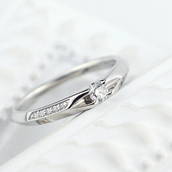 楽天市場】スイートテンダイヤモンド シンプル プラチナ リング 11号