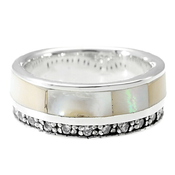 楽天市場】ホワイトシェル シルバー リング 9号 指輪 シルバーリング