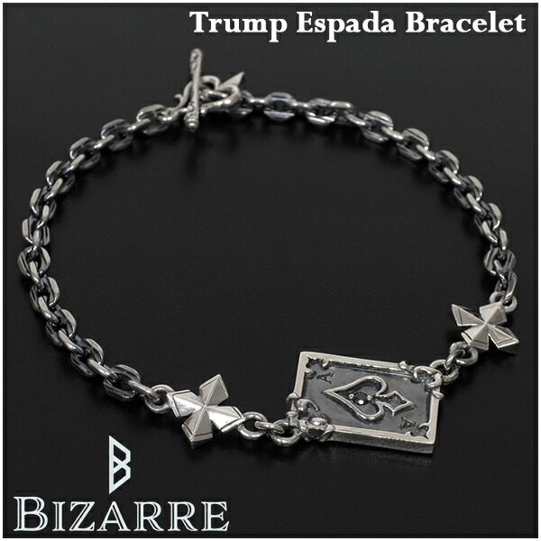 楽天市場】BIZARRE トランプエスパーダ シルバーブレスレット
