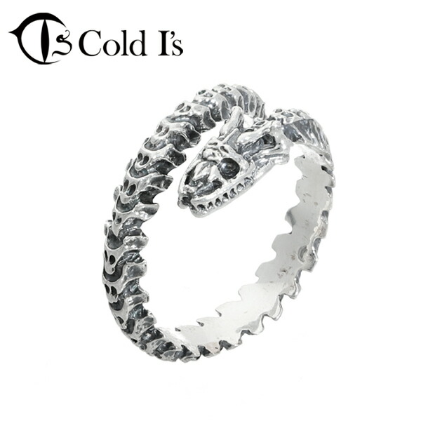 楽天市場】Cold I's スネーク スケルトン 巻きつき リング S 1〜20号