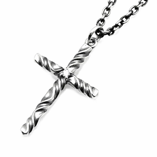 DEAL DESIGN ディールデザイン REVERSE TWIST CROSS：SMALL シルバー クロス ペンダントトップ DEAL LTD 有名ブランド アクセサリー おしゃれ メンズアクセサリー プレゼント シルバー950 SV950 スターリングシルバー モード 銀 ネックレストップ ペンダントヘッド