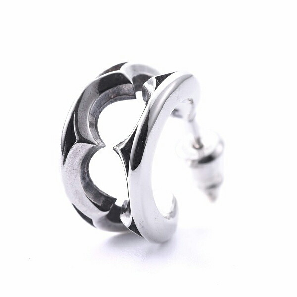 DEAL DESIGN ディールデザイン ファング フープ シルバー ピアス 1P 片耳用 シルバーピアス メンズ シルバーアクセサリー シルバーアクセ スターリングシルバー シルバーピアス イヤリング メンズアクセ メンズアクセサリー メンズピアス レディースアクセ
