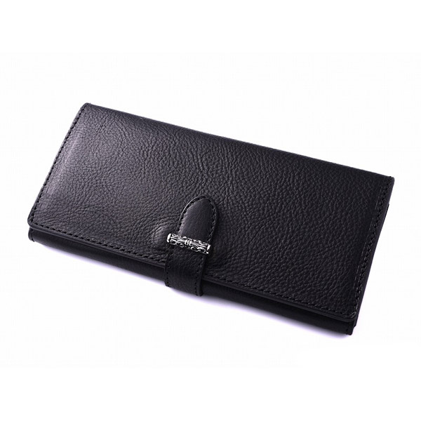 DEAL DESIGNディールデザイン黒 レザー 長財布 ジッパー付き DEAL DESIGNディールデザイン黒 レザー 長財布 ジッパー付き
