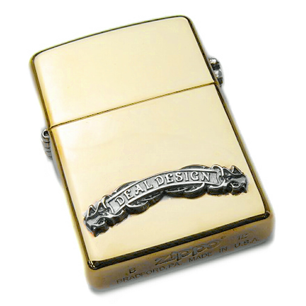 新品未使用Zippo カクテルグラスデザインライター ZIPPO ライター シンプル アラベスク ライン入り ロゴ 金 両面