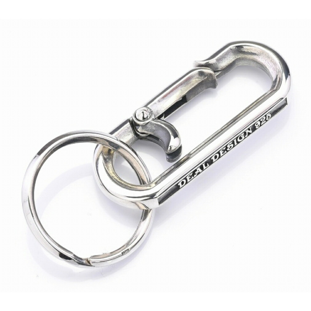 DEAL DESIGN ディールデザイン ロールピンカラビナ キーホルダー メンズアクセサリー レディースアクセサリー ギフト カラビナ キーホルダー レディースアクセサリー プレゼント おしゃれ キーケース シルバー925 ロック アクセサリー 銀 鍵