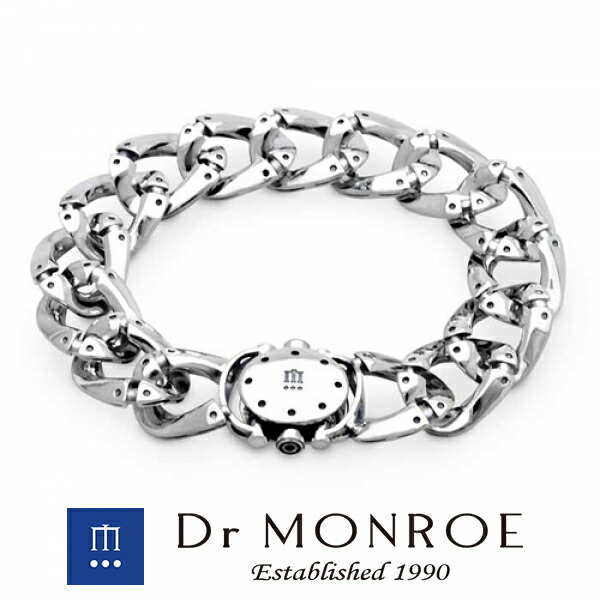 Dr MONROE ドクターモンロー リバーシブルチェーンブレスレット 喜平 キヘイ チェーン 鎖 リバーシブル Dr MONROE ドクターモンロー 銀 シルバーアクセサリー ミニマルなデザイン・大人の深みとさり気なさが最高に引き立つアクセ 両面 2way メカ メカニカル 機械 マシン ビス