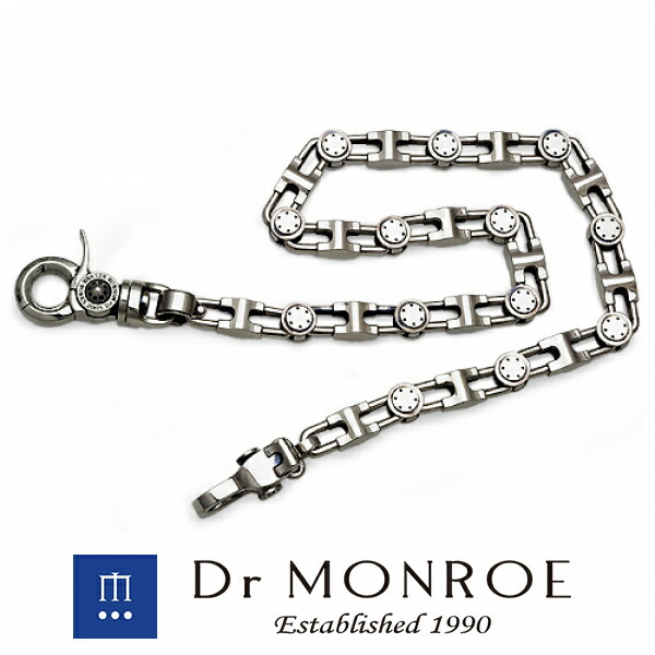Dr MONROE ドクターモンロー メカニカルウォレットチェーン メカ メカニカル 機械 マシン ビス クリップ Dr MONROE ドクターモンロー 銀 シルバーアクセサリー ミニマルなデザイン・大人の深みとさり気なさが最高に引き立つアクセ クラスプ ブランド シルバー925 シルバー