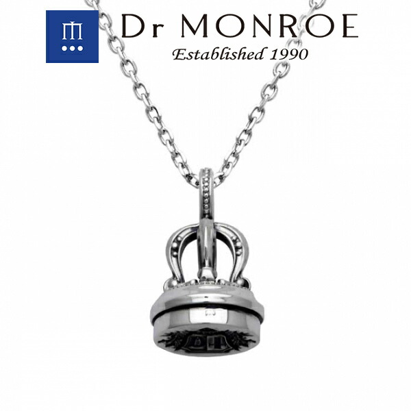 Dr MONROE ドクターモンロー ラウンドシーリングスタンプペンダント (チェーンなし) ロゴ シンボル 円 Dr MONROE ドクターモンロー 銀 シルバーアクセサリー ミニマルなデザイン・大人の深みとさり気なさが最高に引き立つアクセ サークル ラウンド 封蝋 印鑑 ブランド|アリゼ