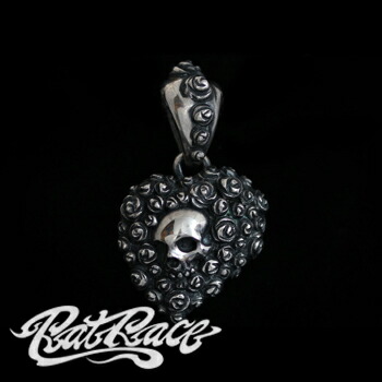 RAT RACE ラットレース r.l.d ランプオブローズハートトップ シルバー シルバーペンダントトップ シルバーアクセサリー シルバーアクセ ペンダントトップ ハート スカル レディース シルバーペンダントトップ ラットレース RatRace シルバー925 アクセサリー ブランド r.l.d｜アリゼ 32,890円
